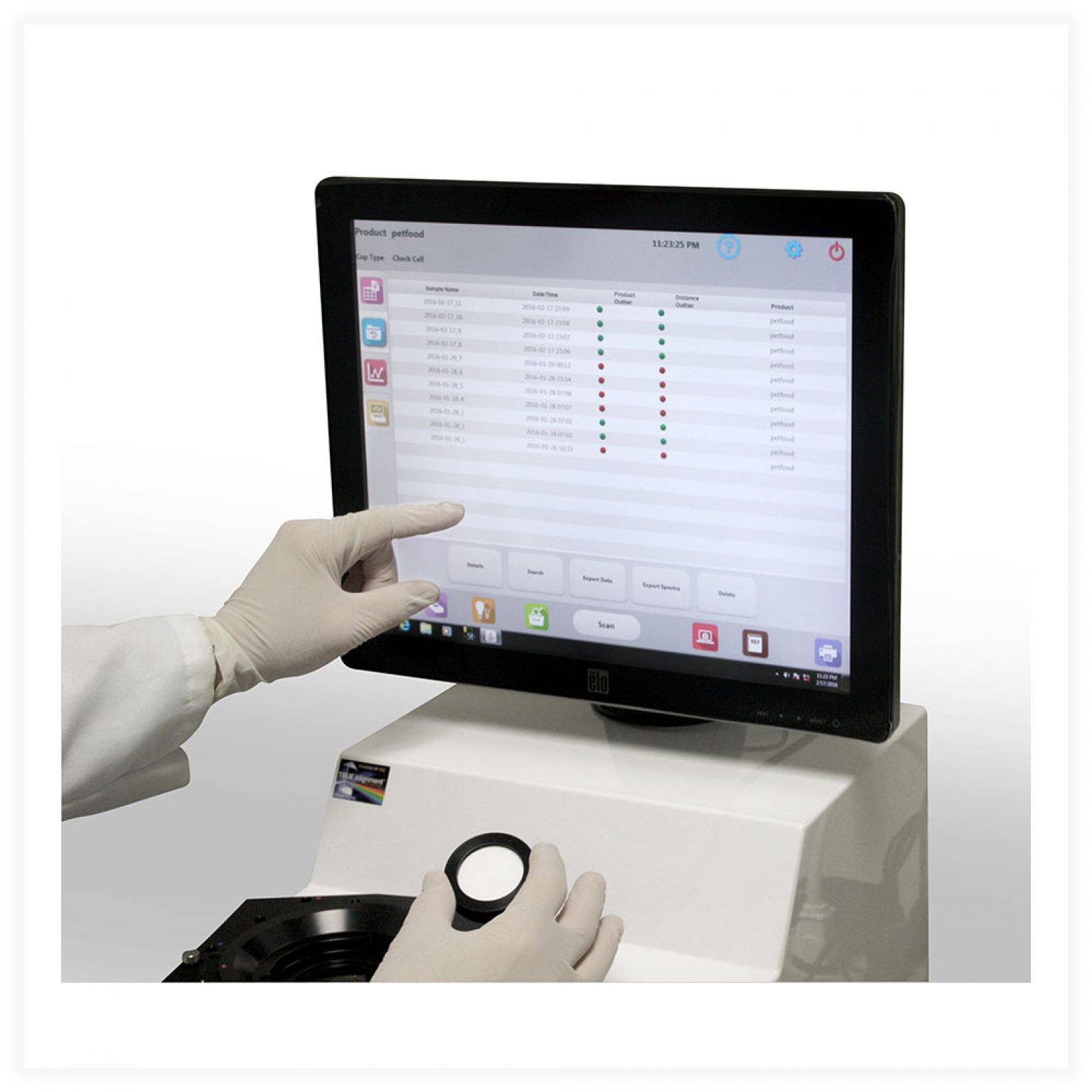 Màn hình máy NIR SpectraStarXT